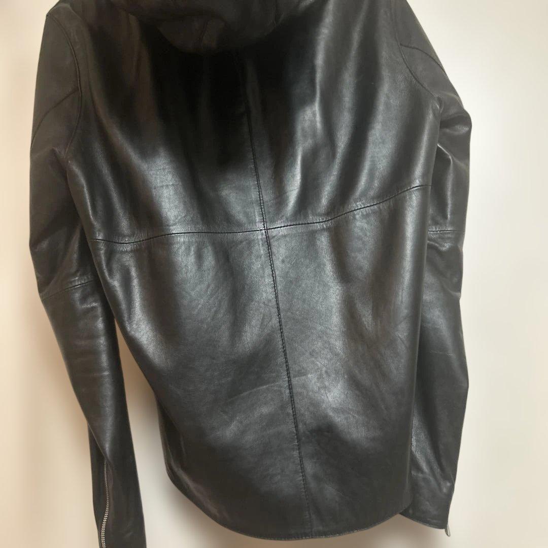 エディフィス　レザージャケット　革ジャン　ラムレザー