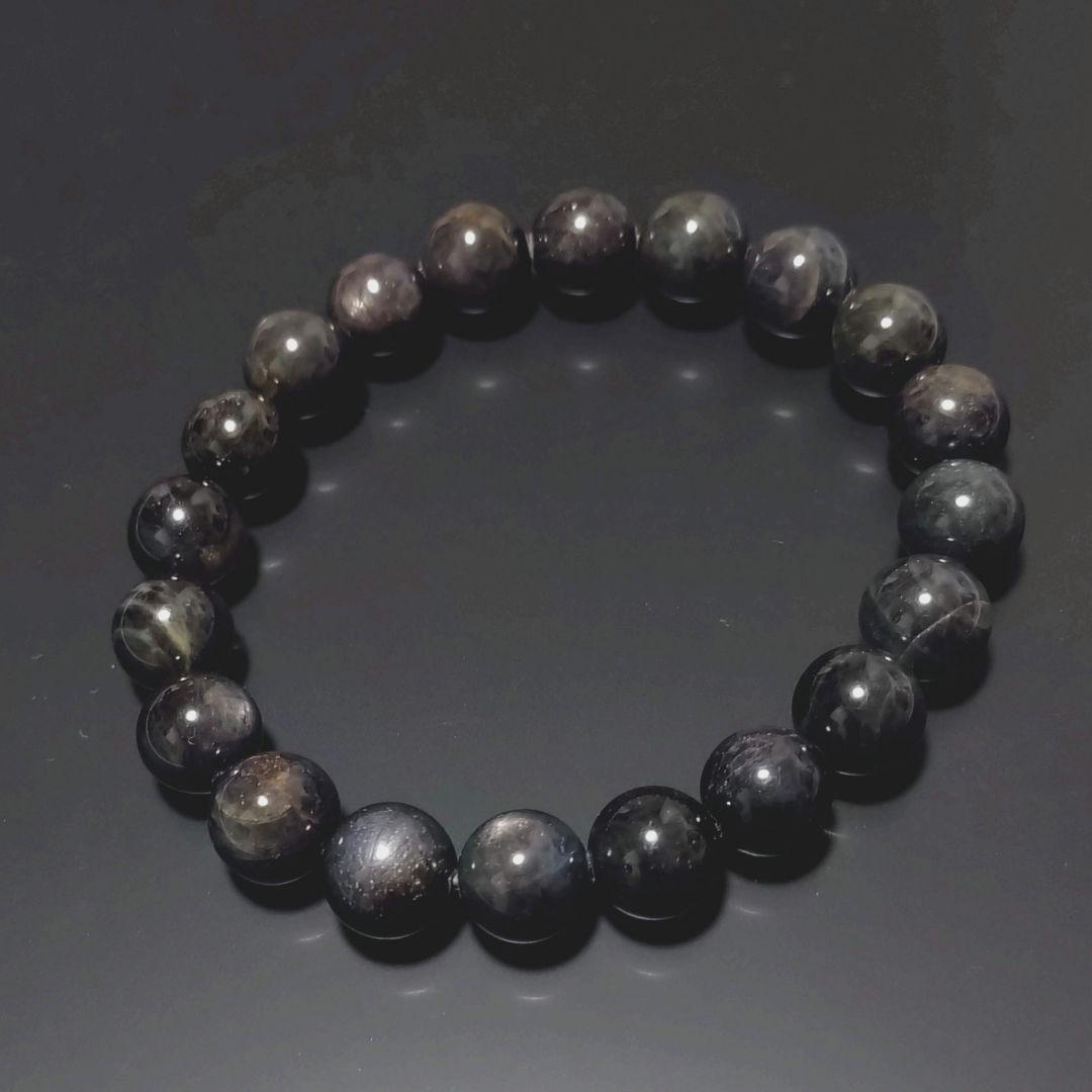 【9月SALE】ブラックスター サファイア ブレスレット 天然石 パワーストーン