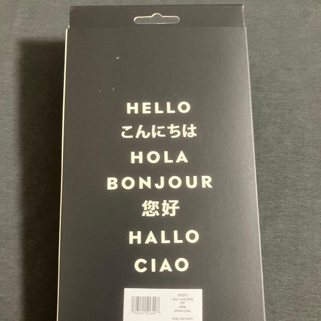 新品未使用　ケイトスペード　iPhone15pro ミラー　花柄　ラインストーン