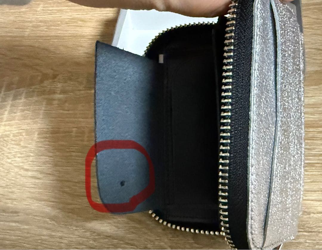 NADAYA 【mu】本革 Rファスナー コンパクト財布【HAKU】