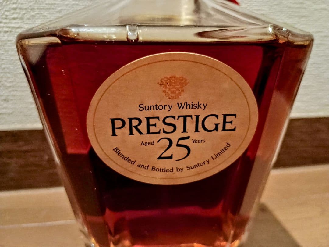 ★未開栓★SUNTORY★サントリー プレステージ　25年★木箱付き