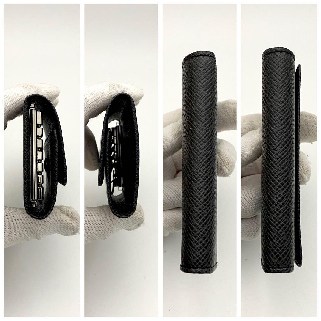 未使用品　ルイヴィトン　タイガ　キーケース　ミュルティクレ6 黒