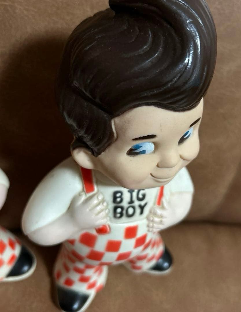 ビンテージ*1973年製 ビッグボーイ貯金箱　Big Boy 二体アメリカン雑貨