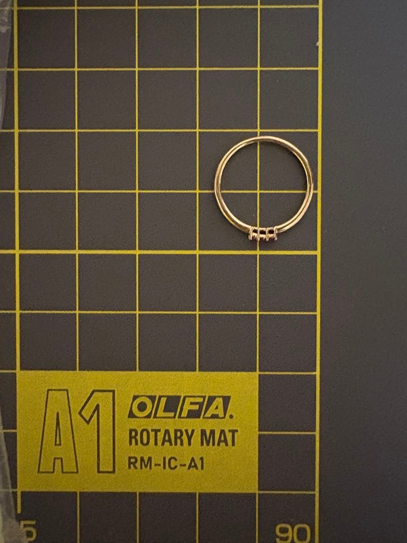 【セール】オレフィーチェOrefice K18ルビーハンナリング 4号 箱要相談