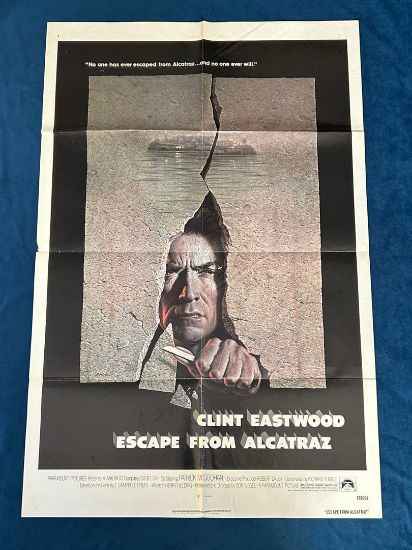 アルカトラズからの脱出 USオリジナル映画ポスター