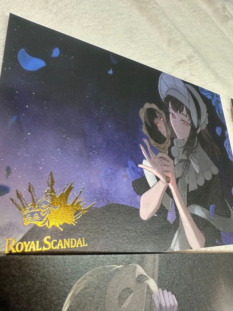 【入手困難】ロイヤルスキャンダル　箔押し　ポストカード　全種