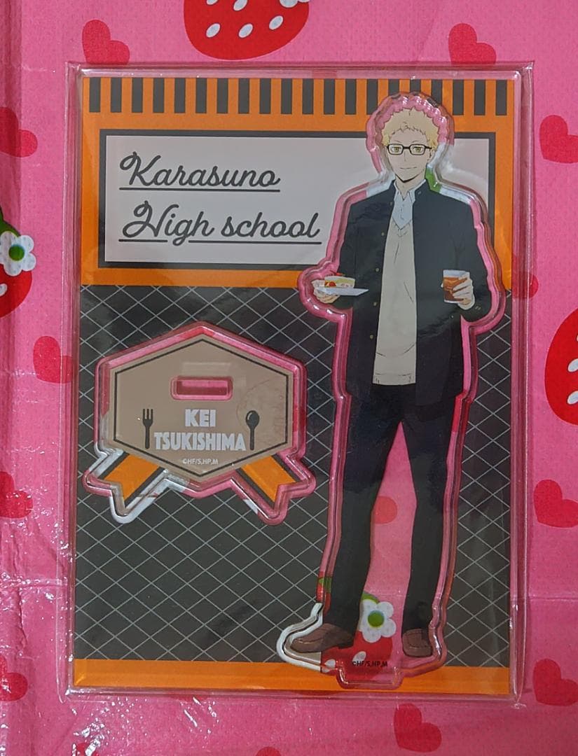 ハイキュー!! スイーツパラダイス コラボ 缶バッジ アクリルスタンド 月島蛍