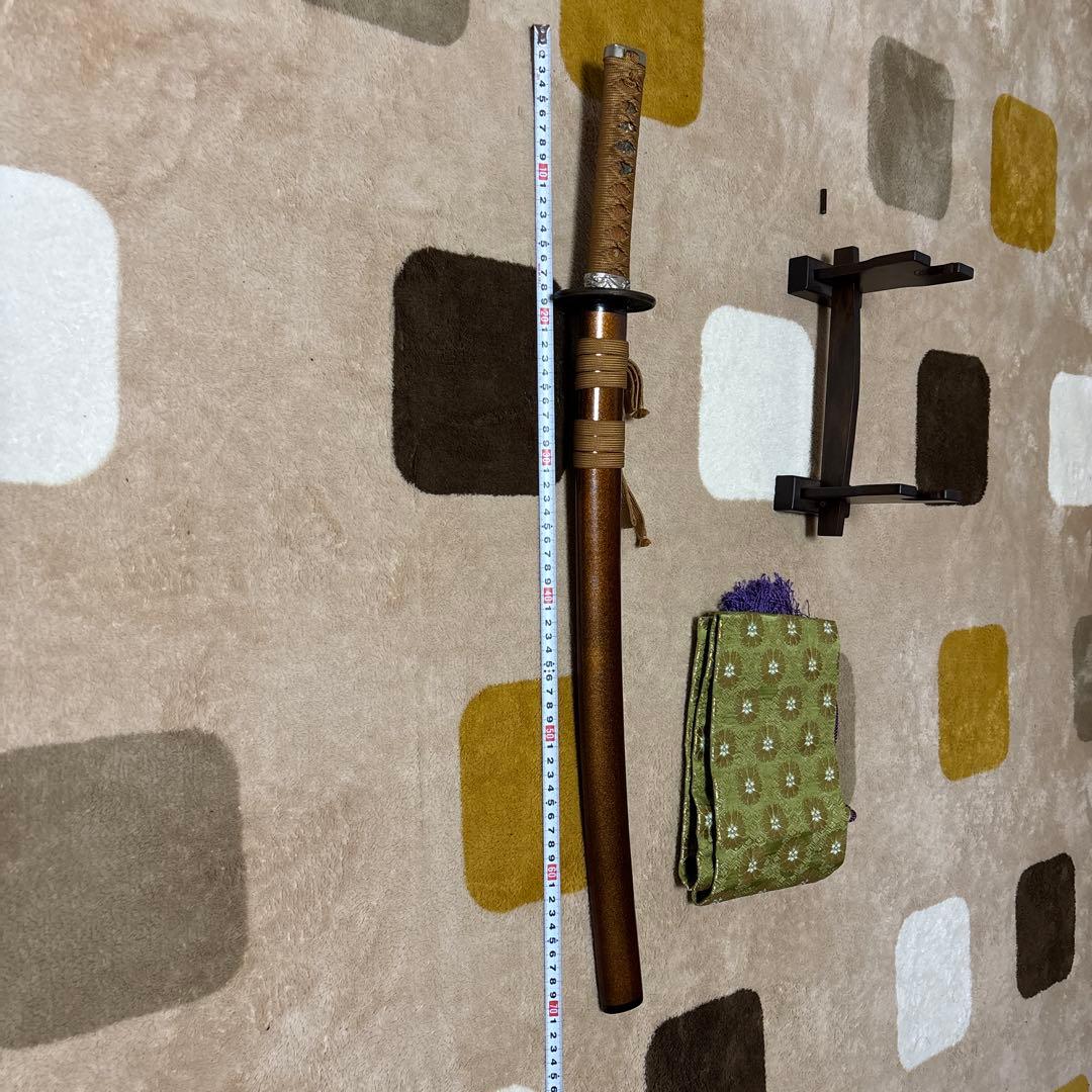 模造刀　全長70センチ　全長100センチ 刀2本　プラス　刀置きセット