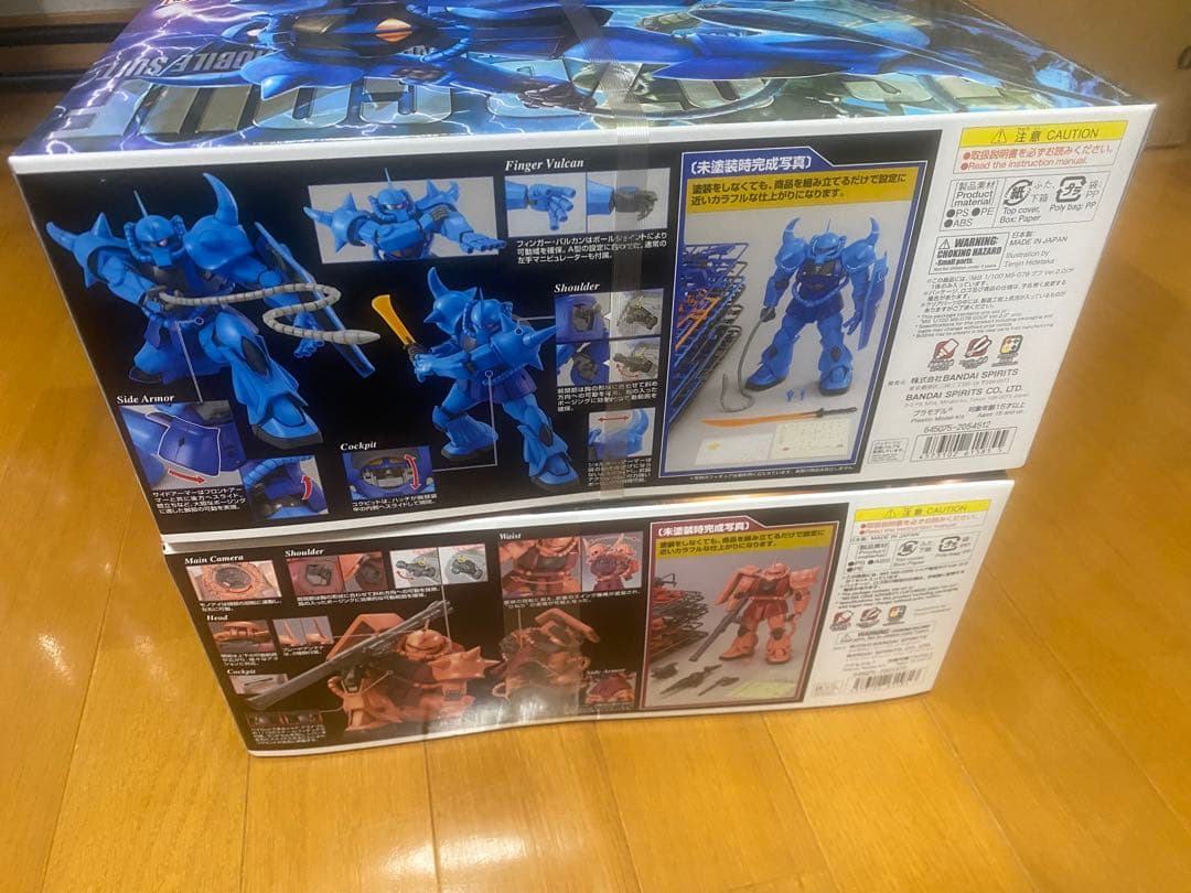【16時迄当日発送】 MGグフver.2.0&シャア専用ザクver.2.0セット