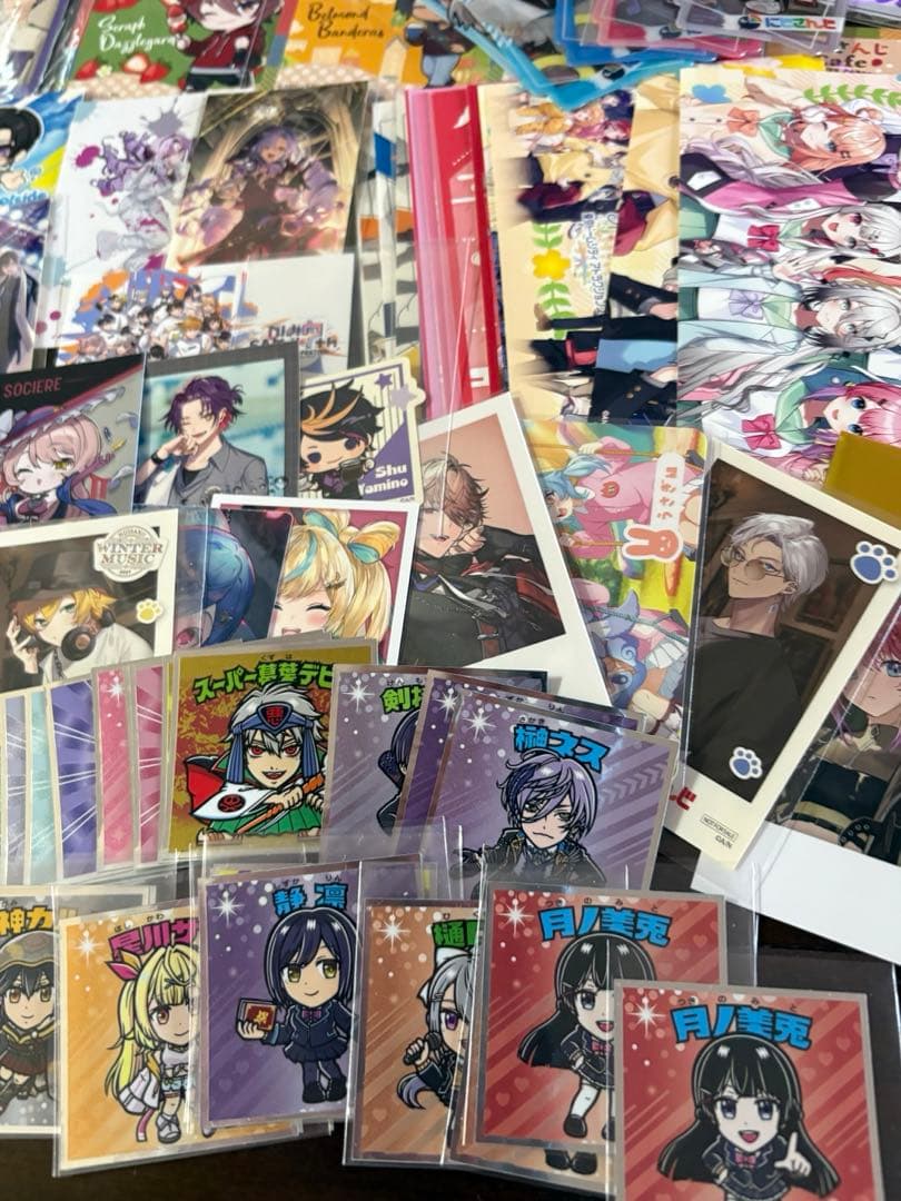 アニメグッズ にじさんじ　紙類　紙雑貨　大量　まとめ売り