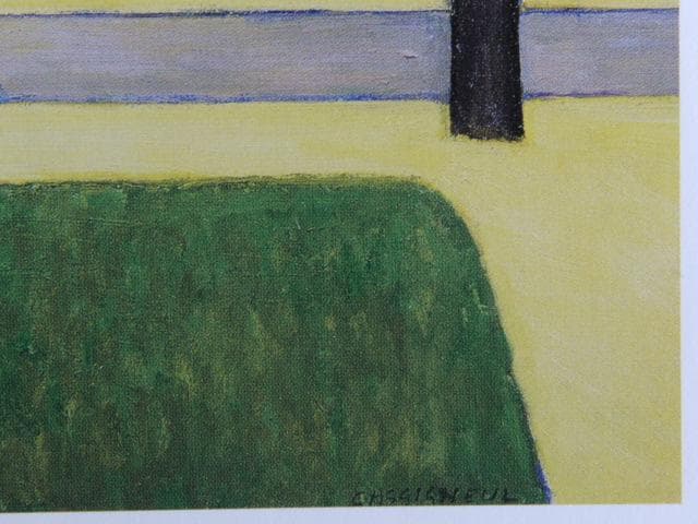 カシニョール（Cassigneul）、マロニエの木、希少な画集より