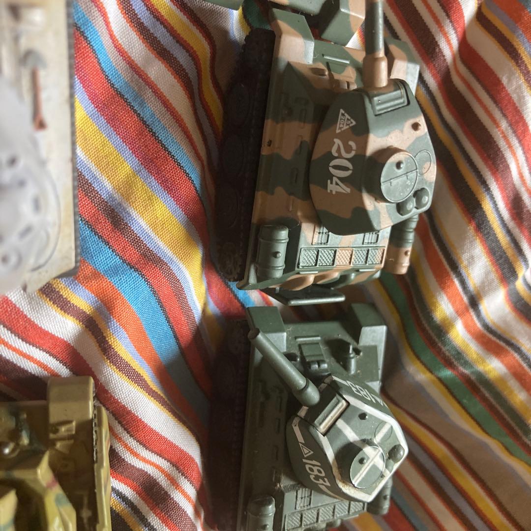 ちびっこコンバット　Ｑ　　戦車　14台　中古　　TIGER T34 コンバット