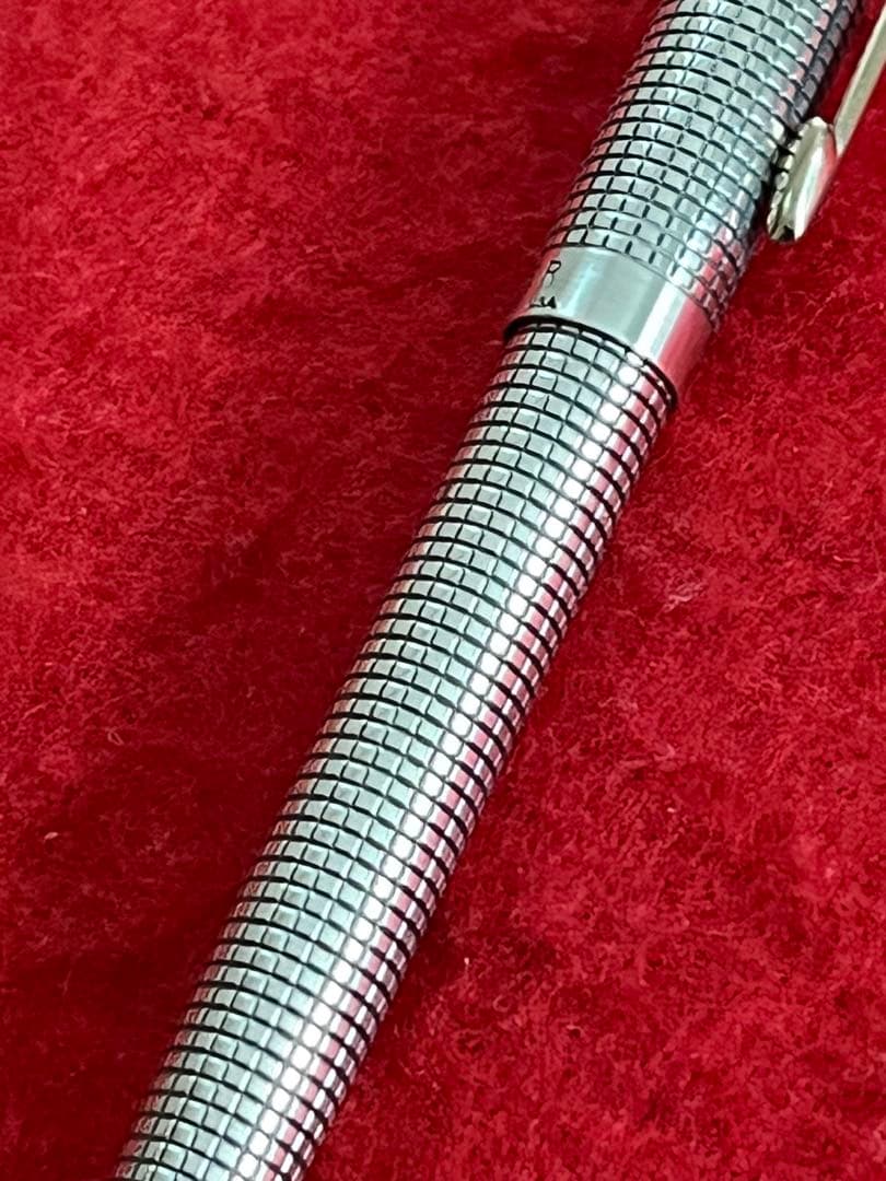 パーカー75ボールペン シズレ スターリングシルバー ❗️リフィル新品‼️