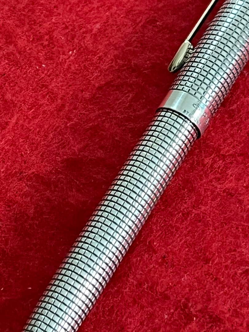 パーカー75ボールペン シズレ スターリングシルバー ❗️リフィル新品‼️