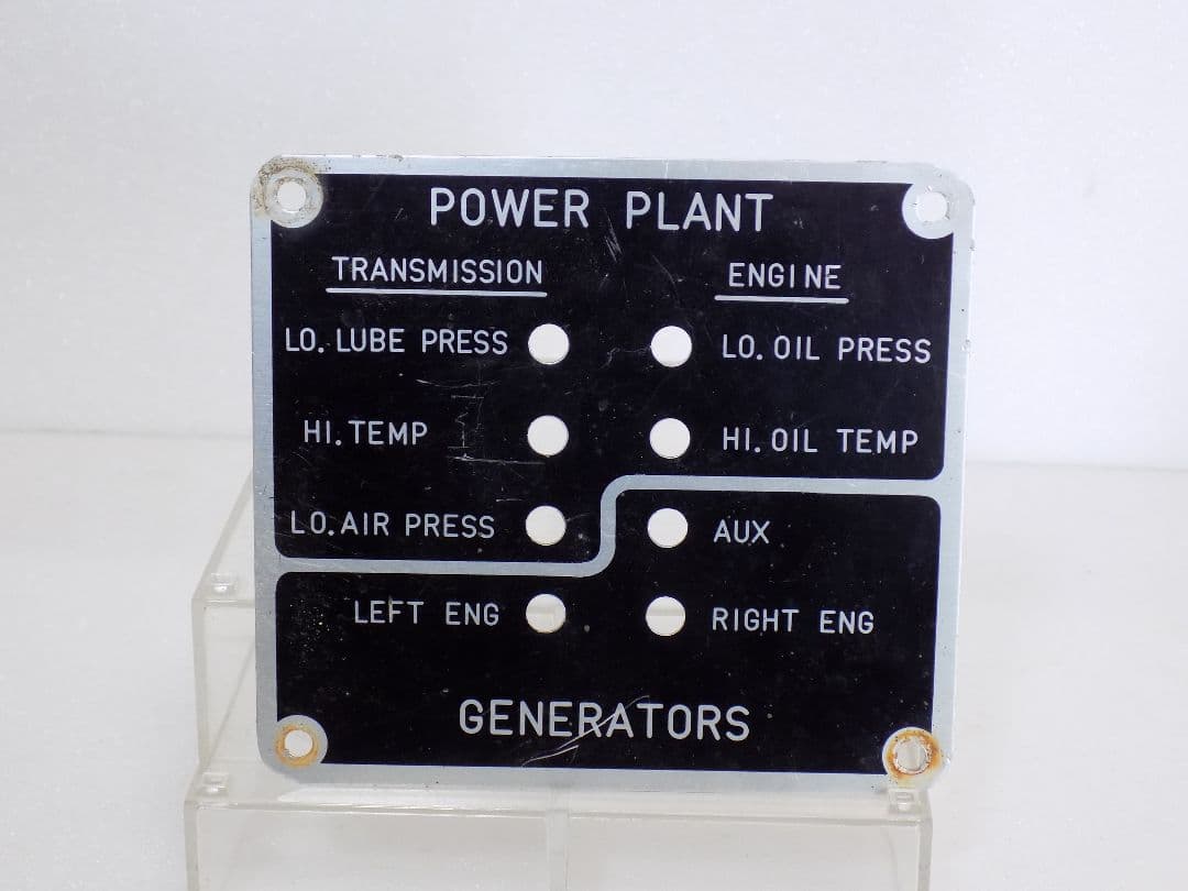 超希少 米軍 「M-41戦車銘板？・操作盤プレート」