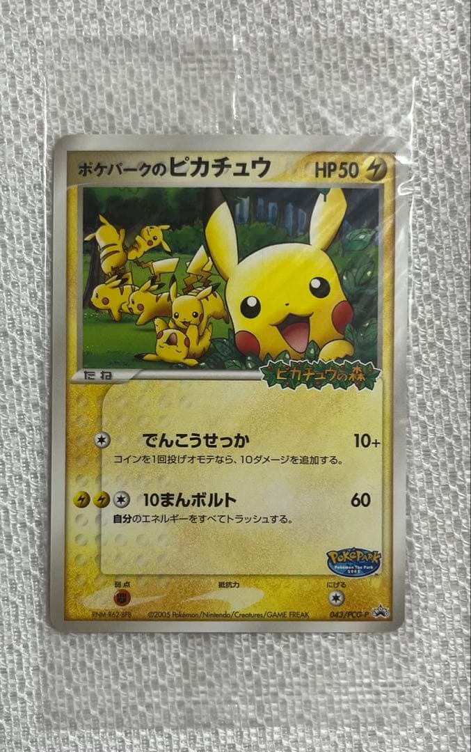 ポケパークのピカチュウ　未開封　プロモ ポケモンカード　ポケパーク　ピカチュウ