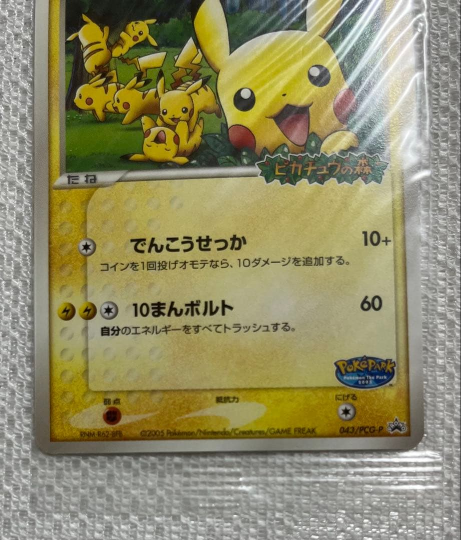 ポケパークのピカチュウ　未開封　プロモ ポケモンカード　ポケパーク　ピカチュウ