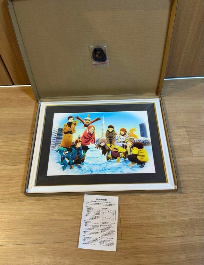 デジモン02 クエストショップ プリモアート A3 額装 限定イラスト