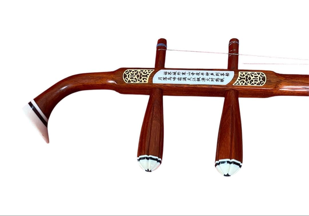 二胡 紅木 蛇皮 セミハードケースセット