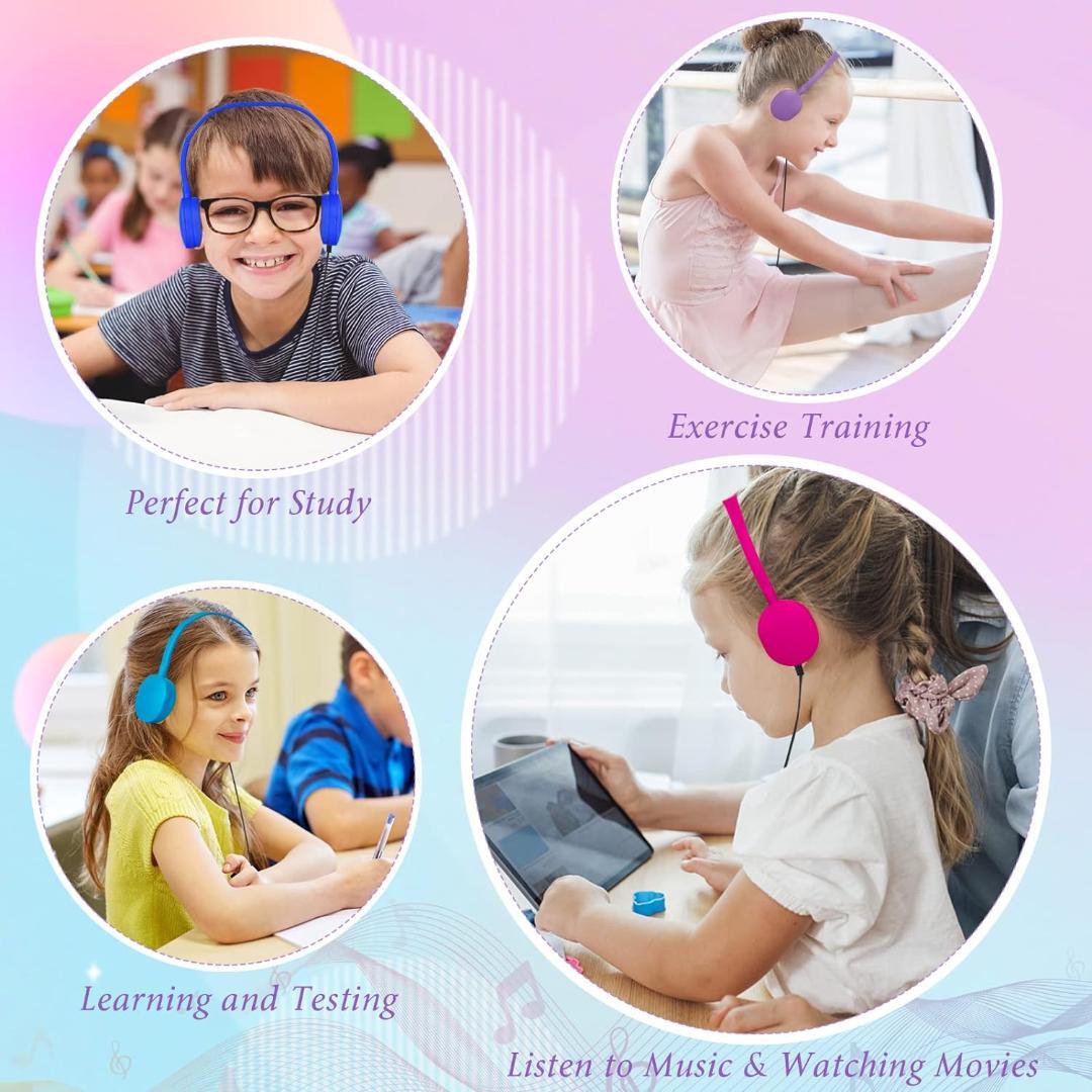 キッズ ヘッドフォン バルク 50個パック クラスセット 学生 子供 幼児