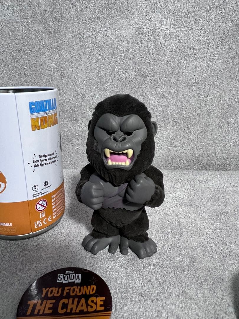 レア　funko soda kong 1/2000 flocked kong