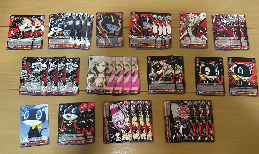 ヴァイスシュヴァルツ WS ペルソナ5 デッキ+パーツ+ケース等々おまけ付