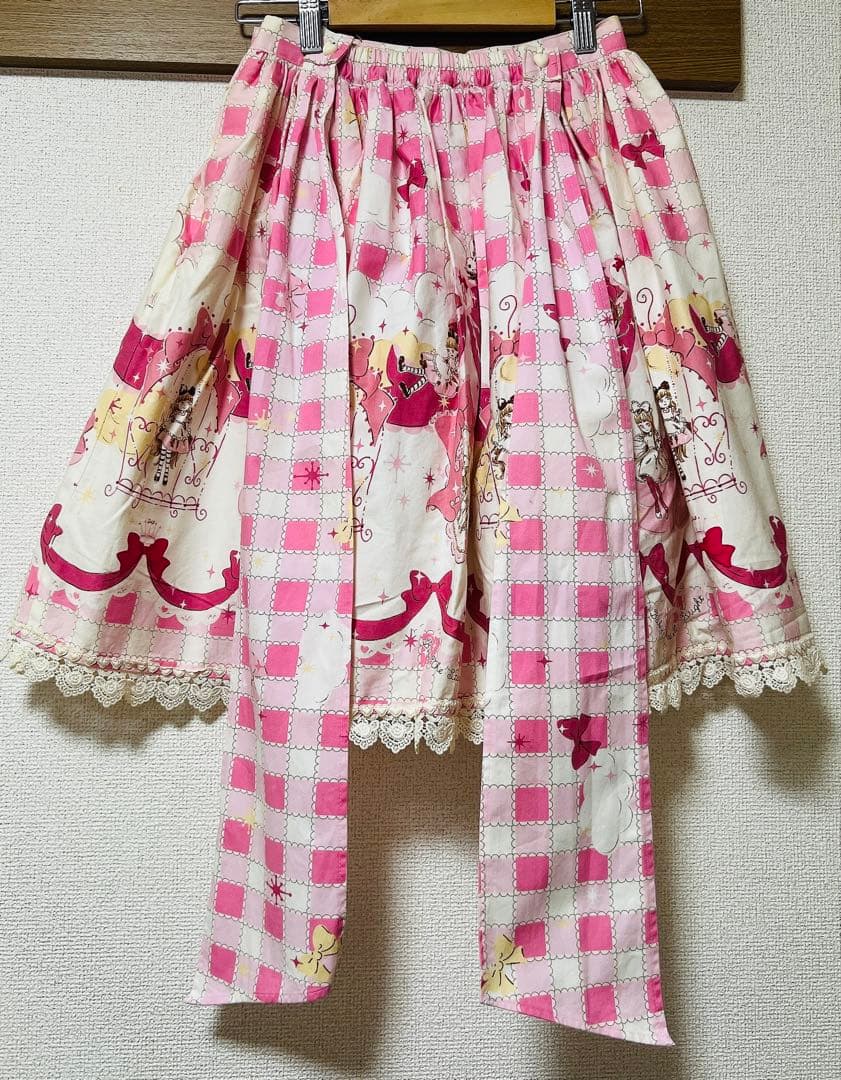 BABY,THE STARS アリスのリボン王国柄スカート