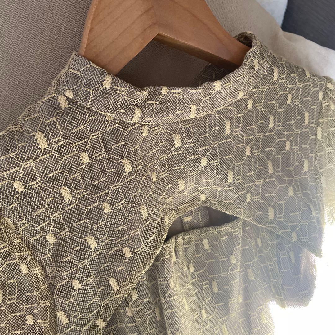 ANDRESD 【 back open geometric dress 】