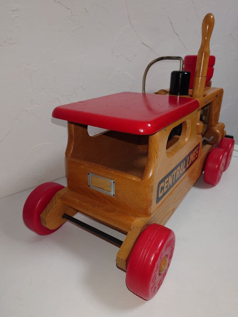 木製機関車 汽車 列車 NICHIGAN′S TOY CENTRAL LINES