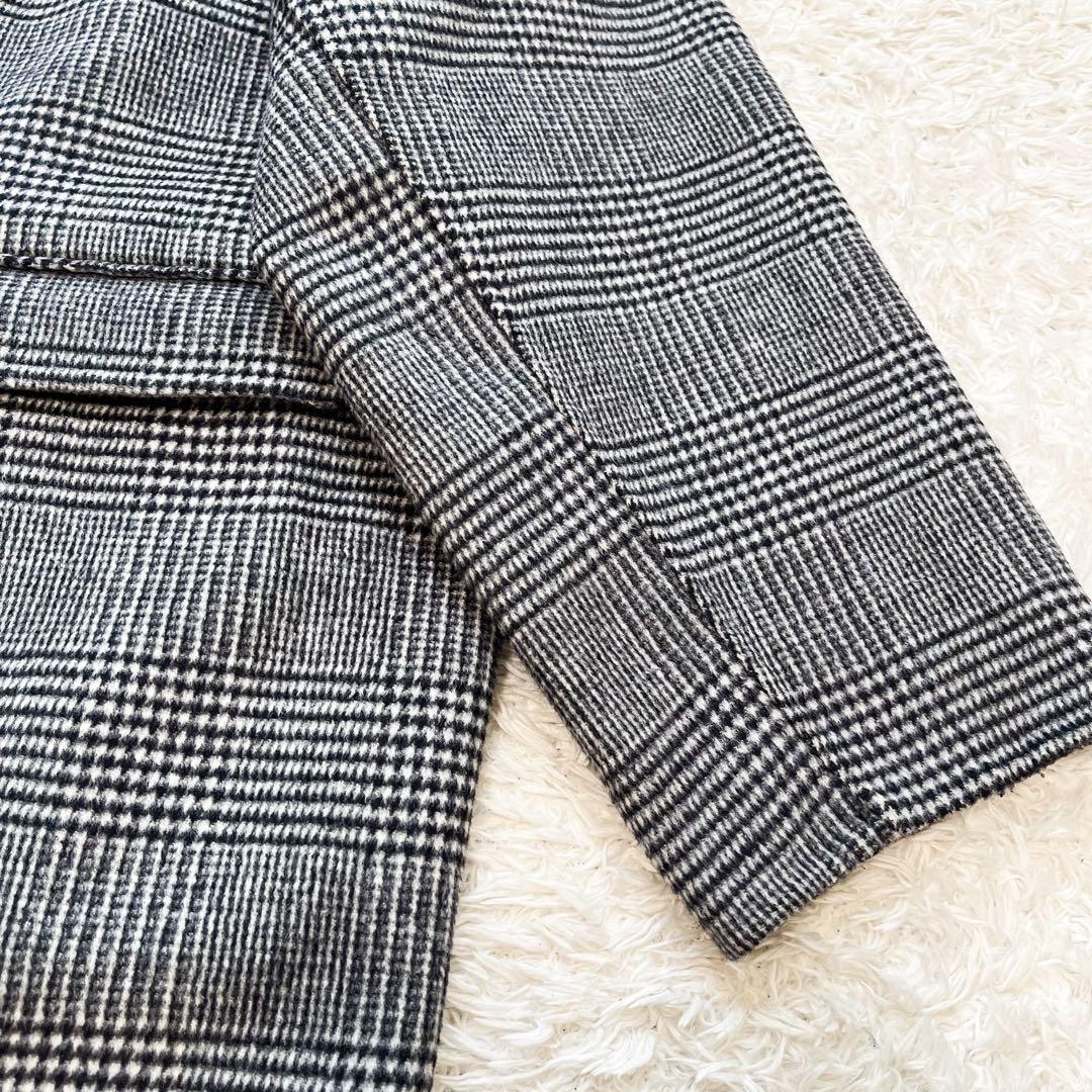 専用24年 BEAUTY&YOUTH リバーコート 千鳥格子 ダブルフェイス