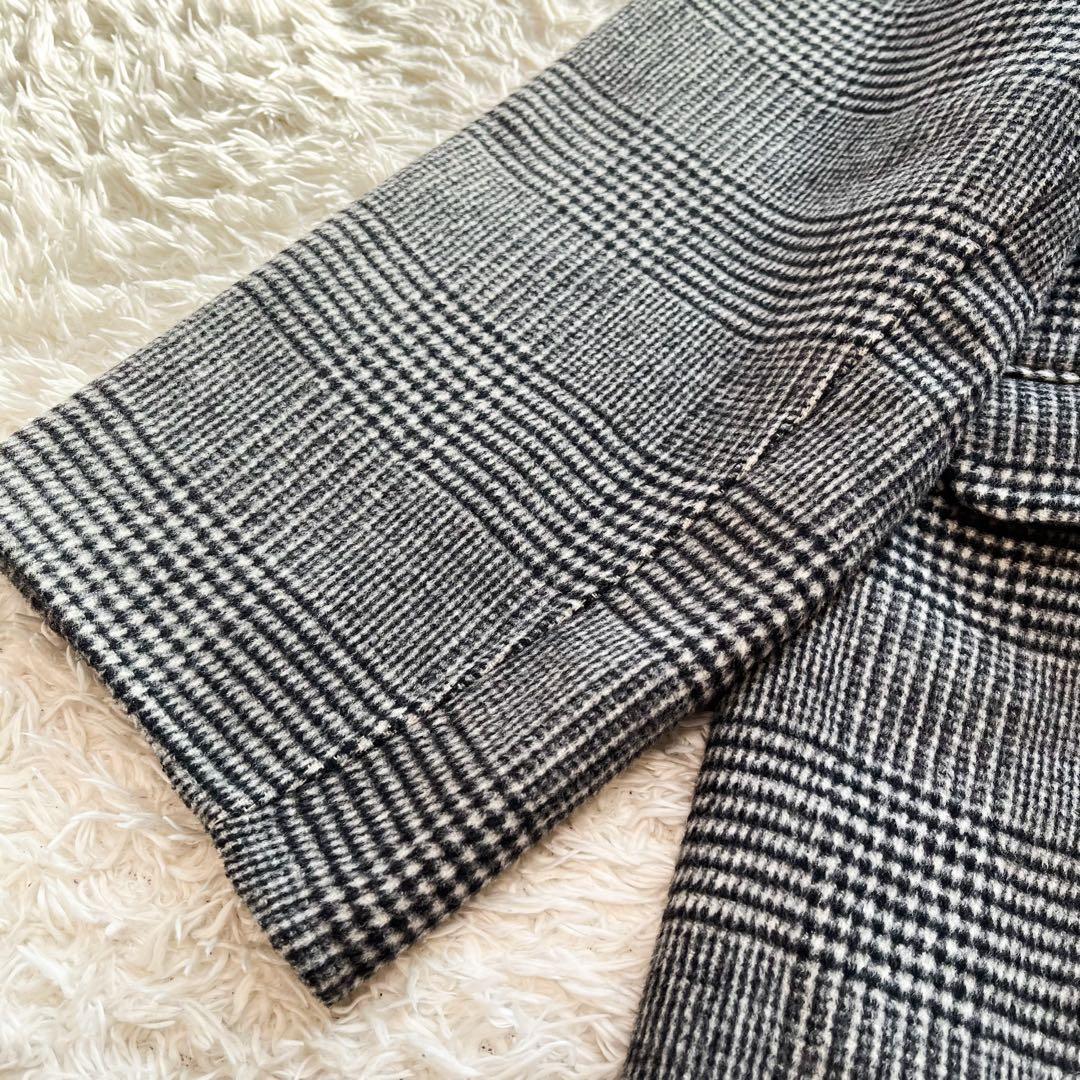 専用24年 BEAUTY&YOUTH リバーコート 千鳥格子 ダブルフェイス