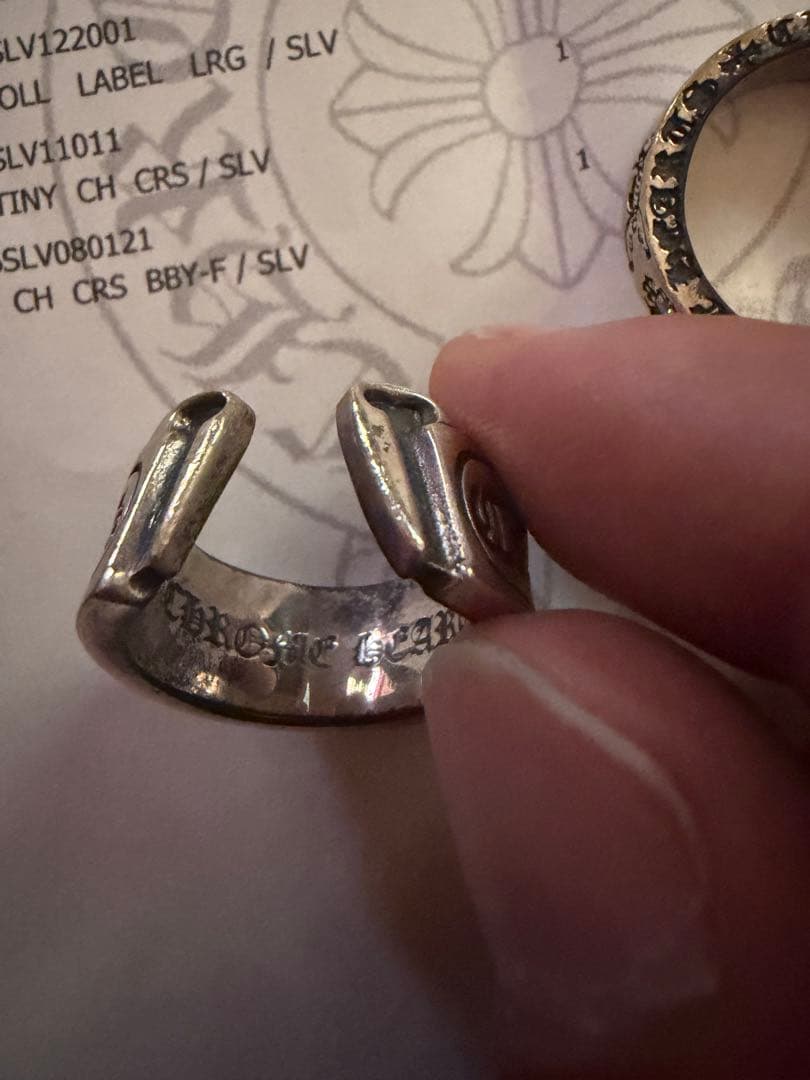 や*︎様 Chrome Hearts リング 2点セット　オークション売り切り‼