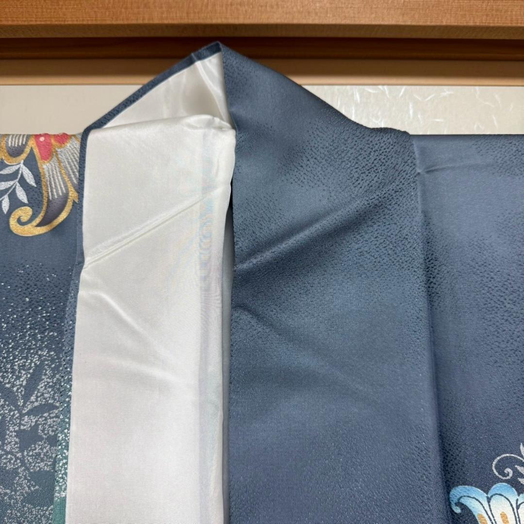 KN3884 振袖 身丈166.5cm 正絹 着物 成人式 トールサイズ