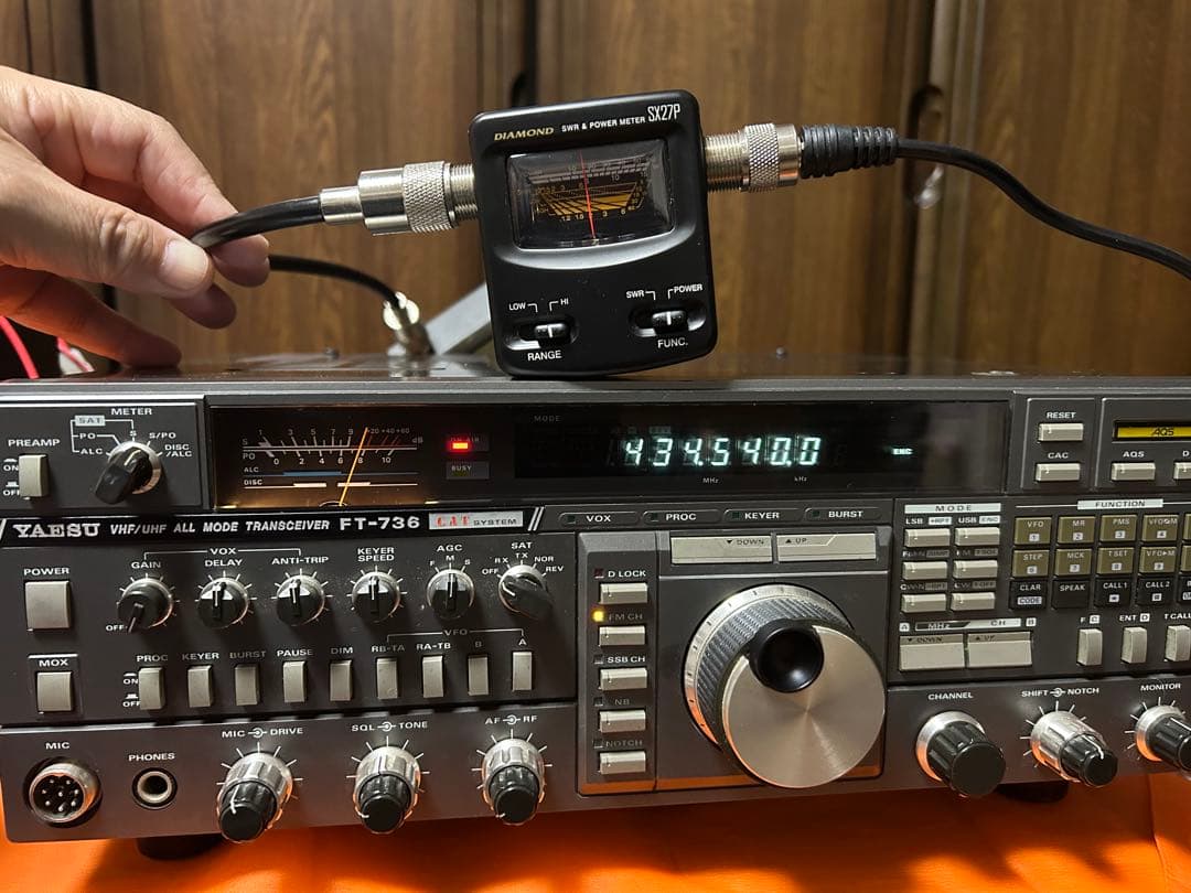YAESU V.UHF トランシーバー FT-736 M 25W