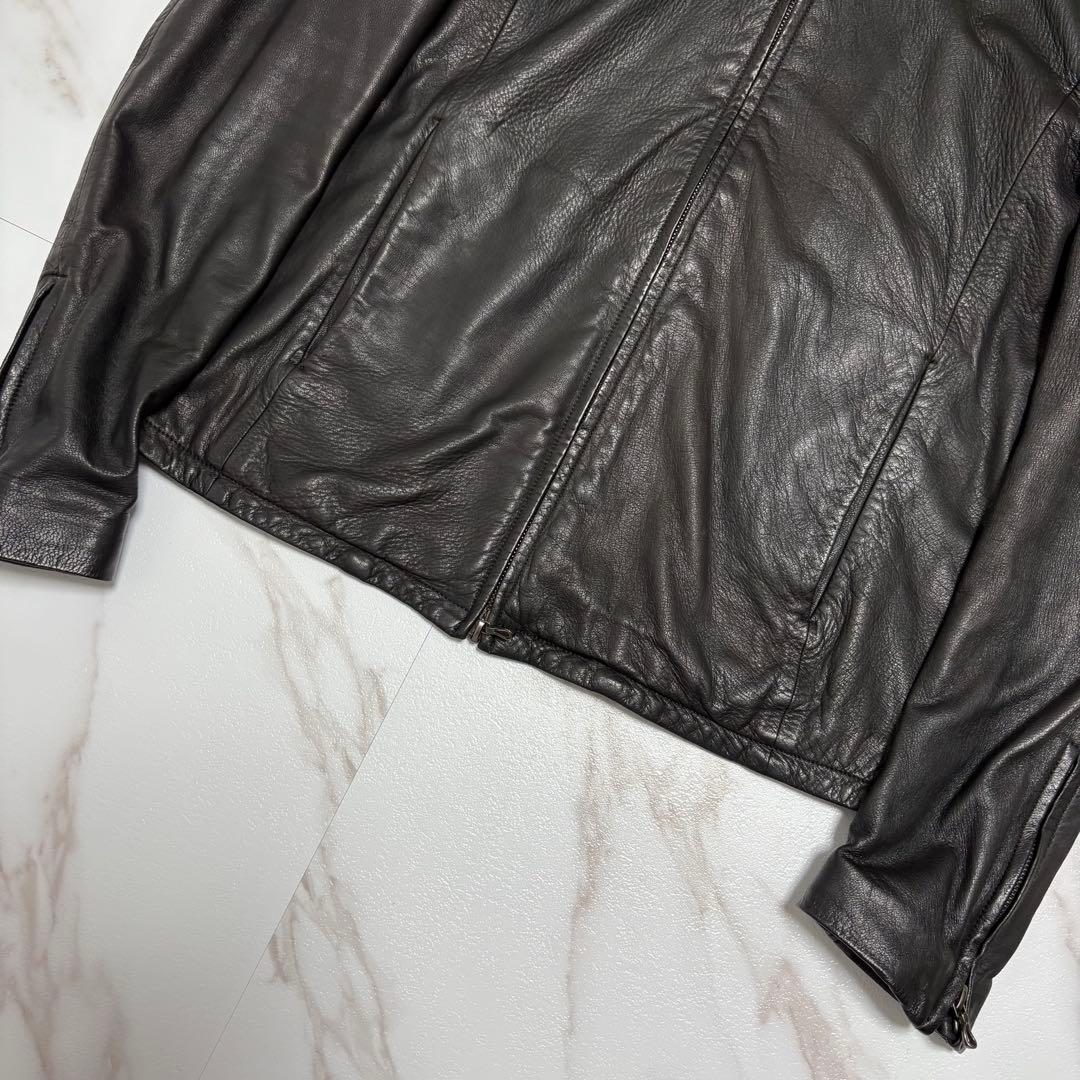 激レア✨️カズユキクマガイ 鹿革 シングル ライダース レザー ジャケット