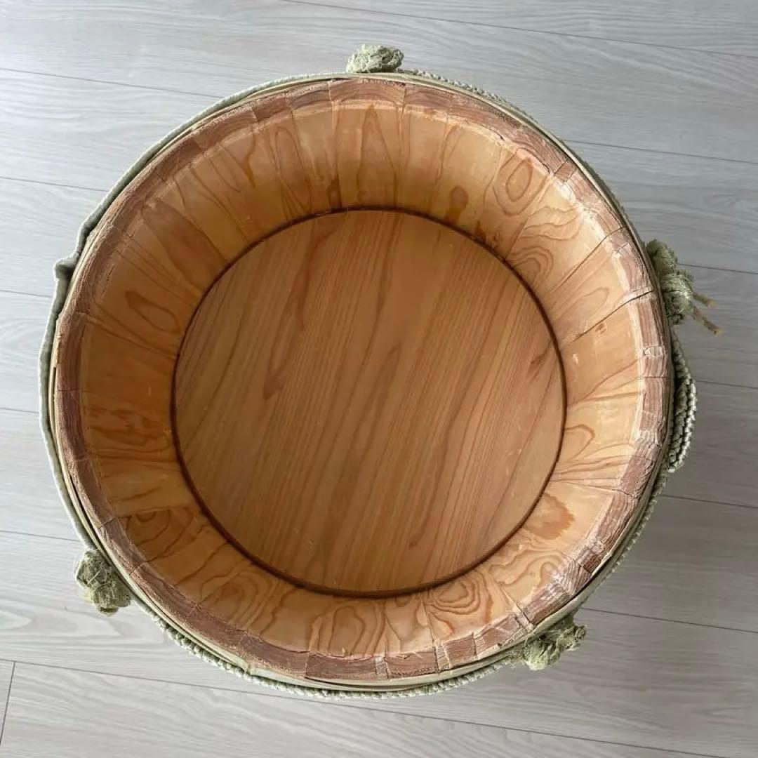 鏡開きセット　酒樽（空樽）＋木槌　沢の鶴　36l詰め上底18l