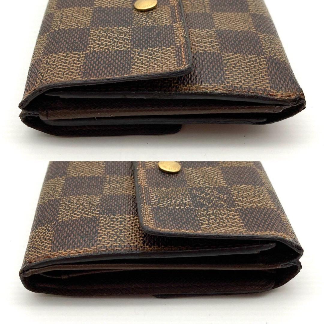ルイヴィトン ダミエ ポルトモネビエ カルトクレディ 三つ折り財布 71222