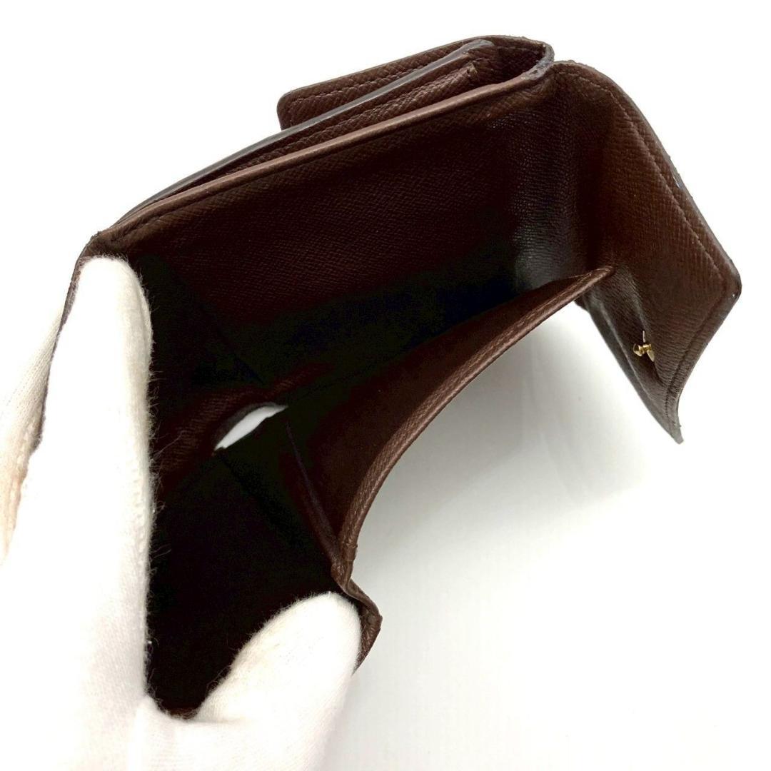 ルイヴィトン ダミエ ポルトモネビエ カルトクレディ 三つ折り財布 71222