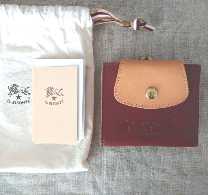 12/21まで最終値下♪　新品　未使用　IL BISONTE 二つ折り財布