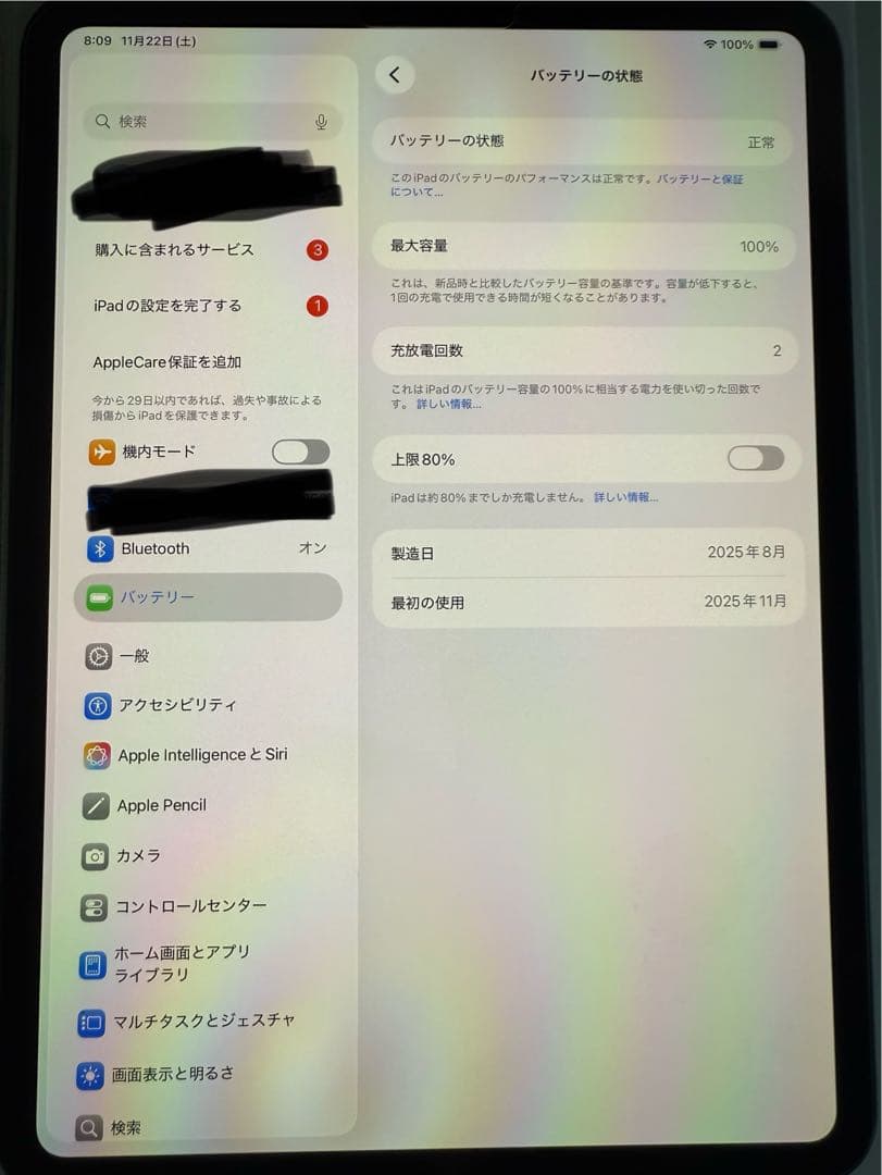 iPad Pro 11インチ M5 最新 クリアケース付き