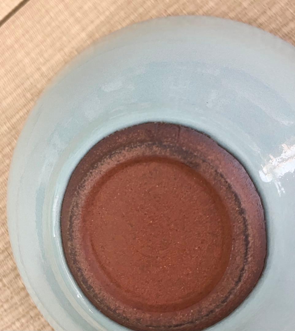 【未使用】小石原焼　人間国宝　福島善三　中野月白瓷　釣窯　鉢