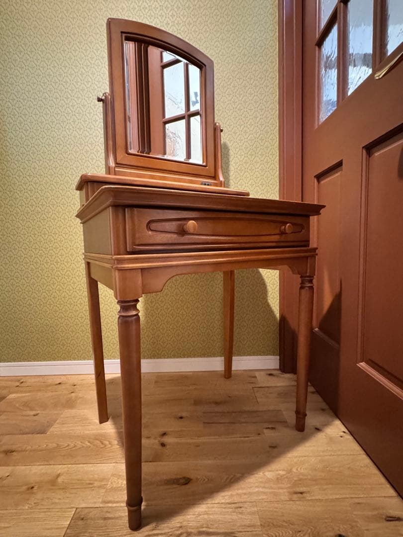 maruni マルニ木工 ドレッサー 鏡台 サイドテーブル 収納引き出し付