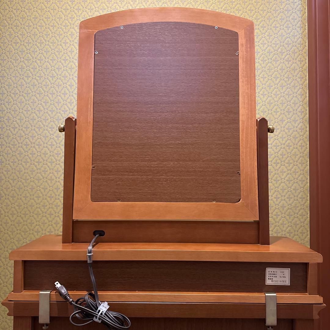 maruni マルニ木工 ドレッサー 鏡台 サイドテーブル 収納引き出し付