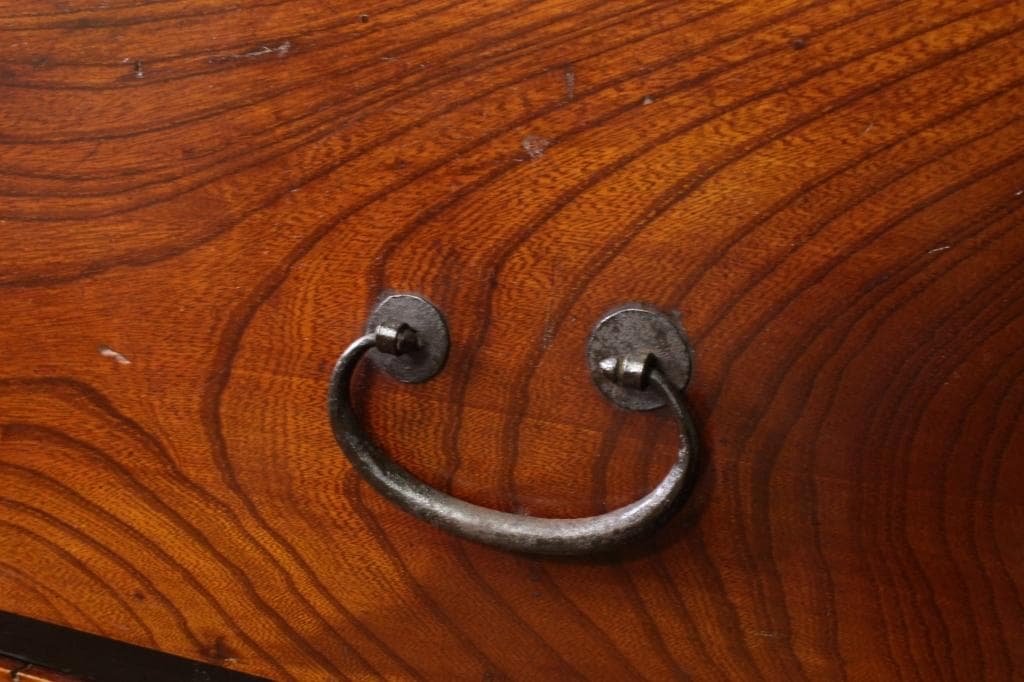 前欅 時代箪笥・引出し四杯！収納/和箪笥/和モダン古民具/和家具/ローチェスト