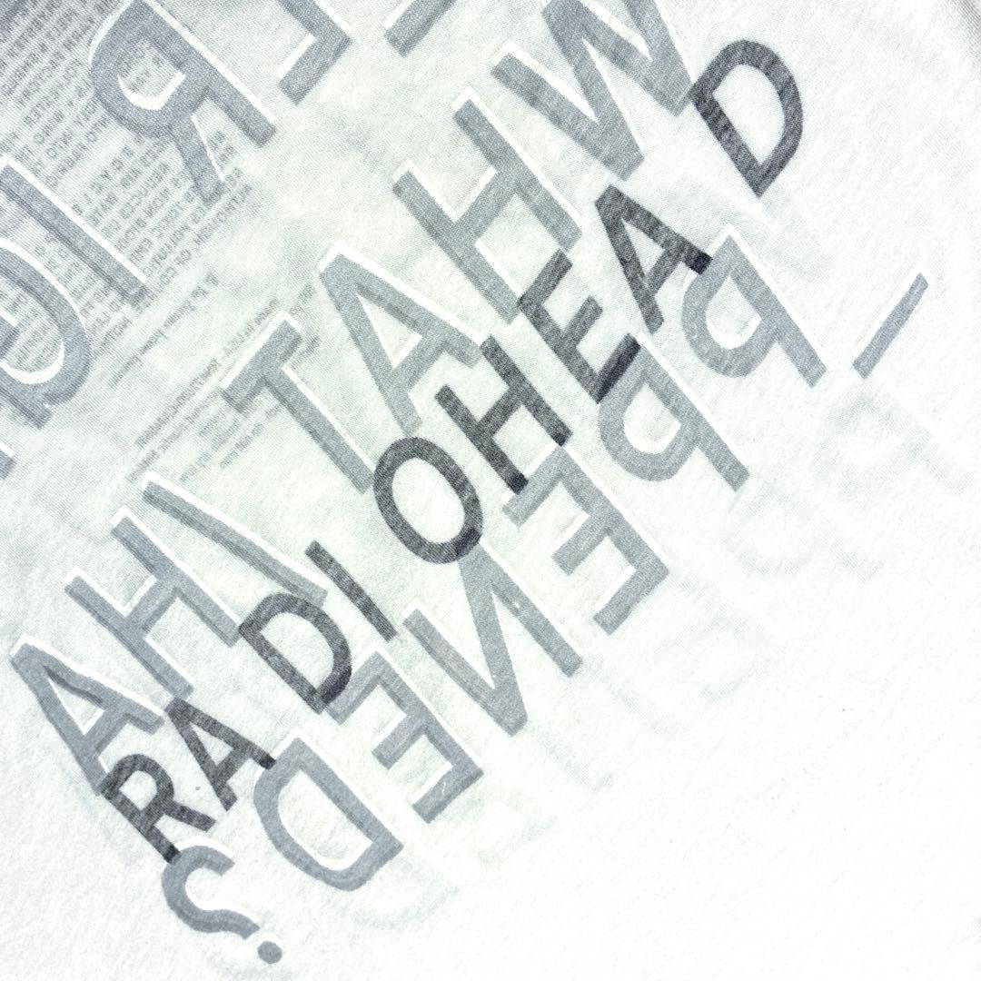 RADIOHEAD レディオヘッド 2008 Tシャツ 白 XS