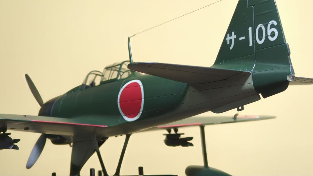 【user_81efbad7】【プラモデル完成品】1/48二式水上戦闘機