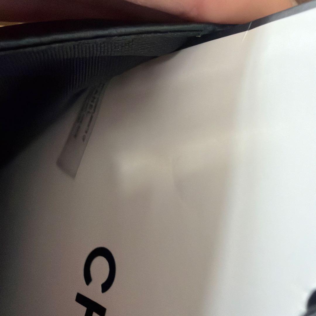 新品未使用CHANEL ブラック 二つ折り財布