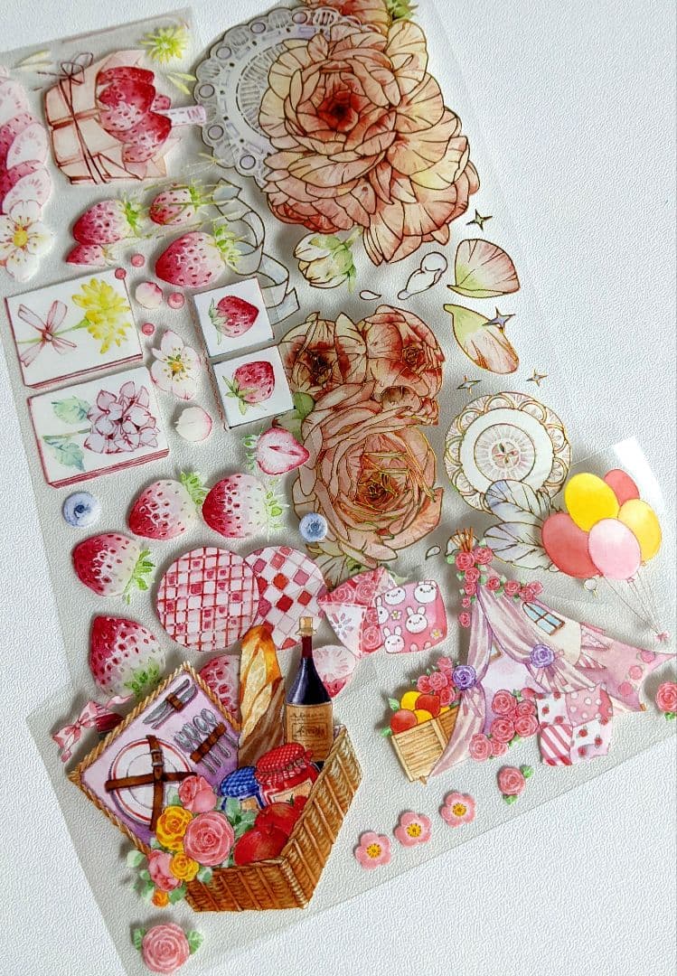 海外マステ♡PET素材　切り売り　20シート  75