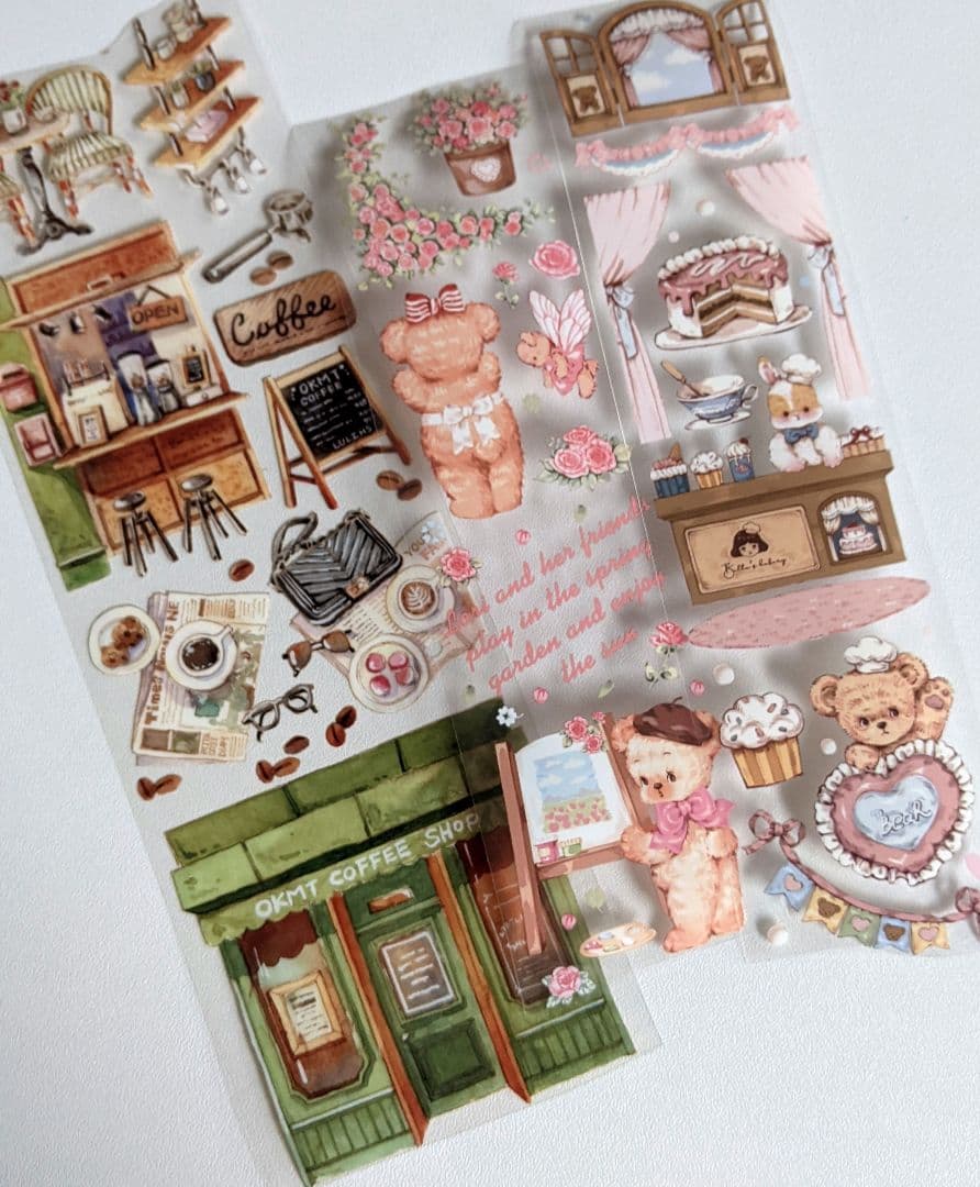 海外マステ♡PET素材　切り売り　20シート  75