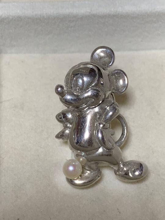 ディズニー シルバーピン パール付 6個